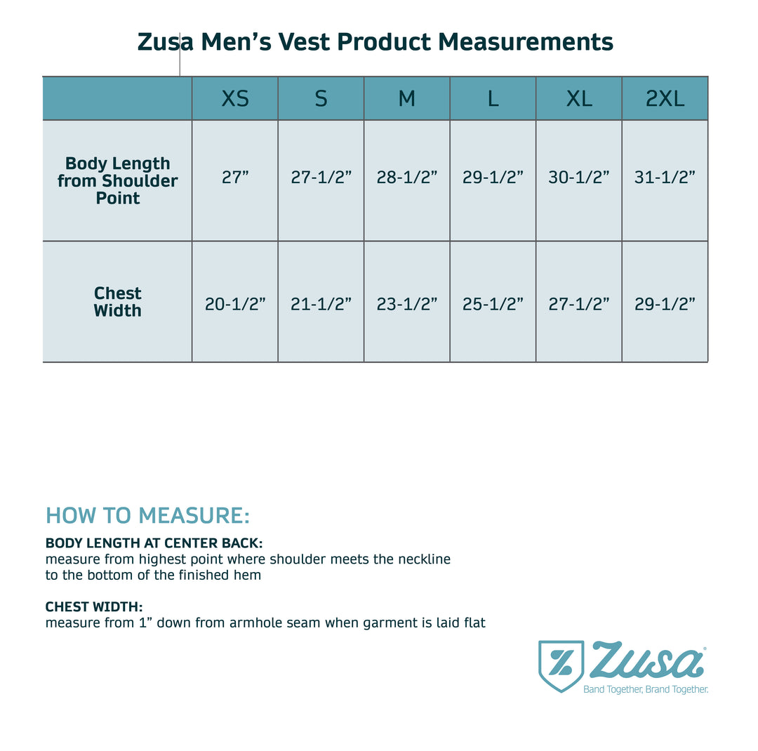 Zusa Men's Midtown Fleece Vest | Eco-Friendly Fleece Vests Zusa Men's Midtown Fleece Vest | Eco-Friendly Fleece Vests