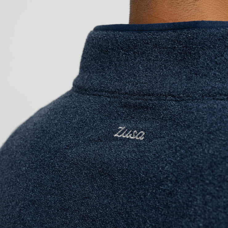 Zusa Mens Chilly Fleece Quarter Quarter Zip | Zips Men Sustainable for