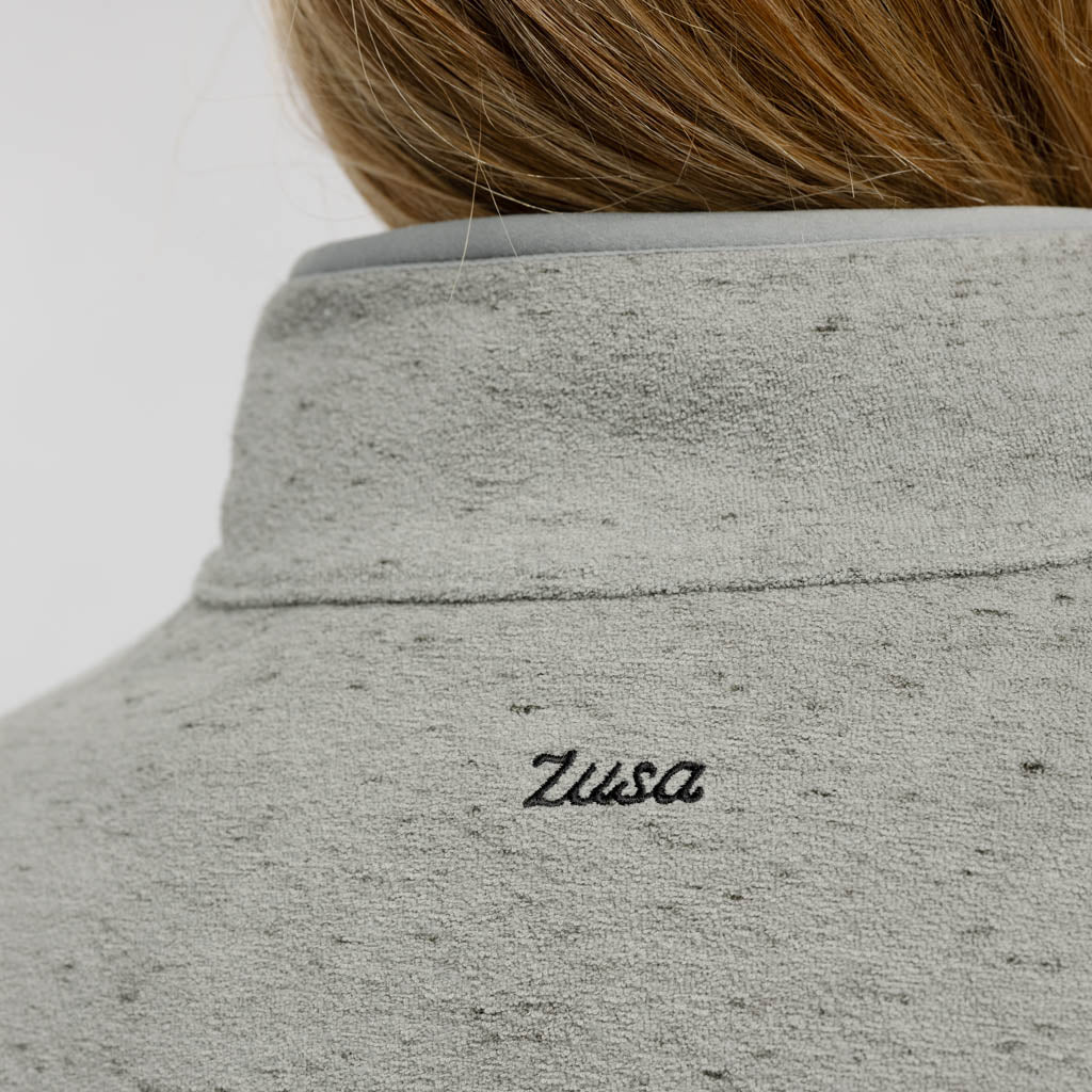 ロングスリーブタッパー【サイズＬＬ】 Zusa Women's Chilly Fleece Quarter Zip | Comfy Quarter Zips for Women