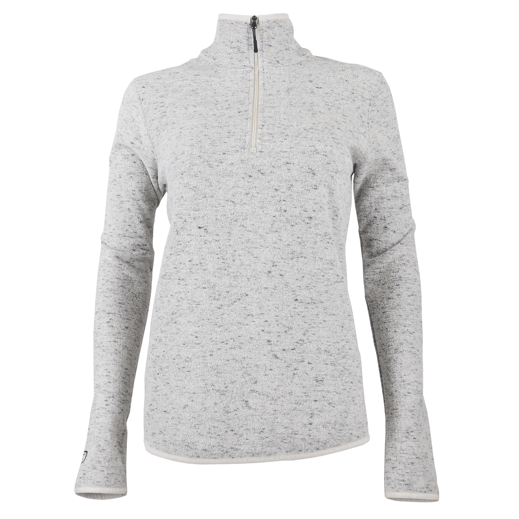 Black Fleece Half Zip Mockneck Sweatshirt by Fear of God on Sale